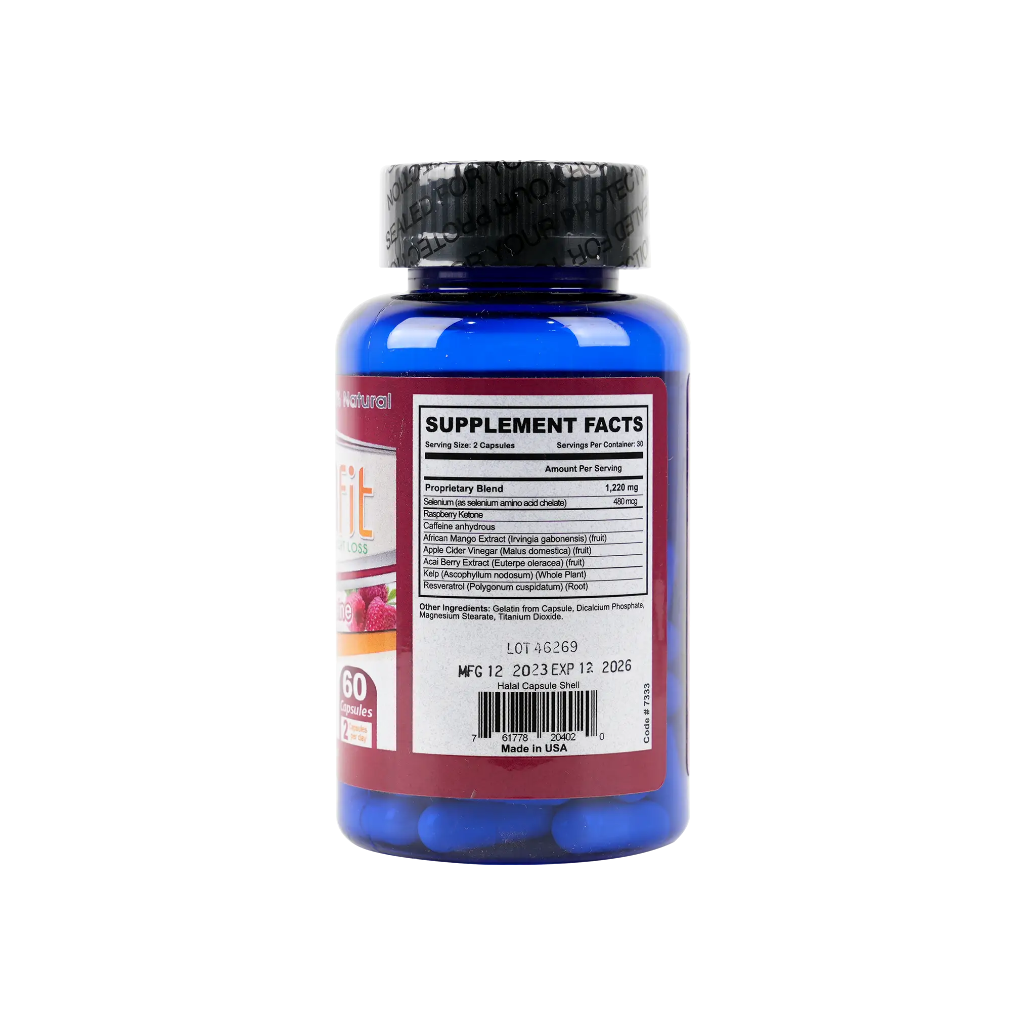 Slimfit Respberry & Caffeine 60Cap