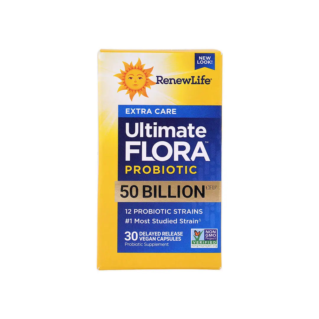 31989-Renew Life Flora 50 Billion Extra Care Probiotic 30Cap