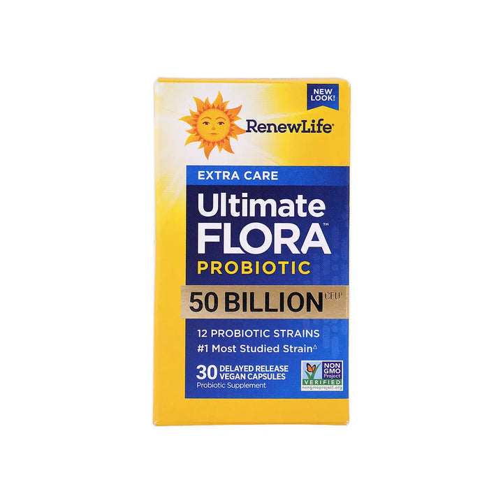 31989-Renew Life Flora 50 Billion Extra Care Probiotic 30Cap