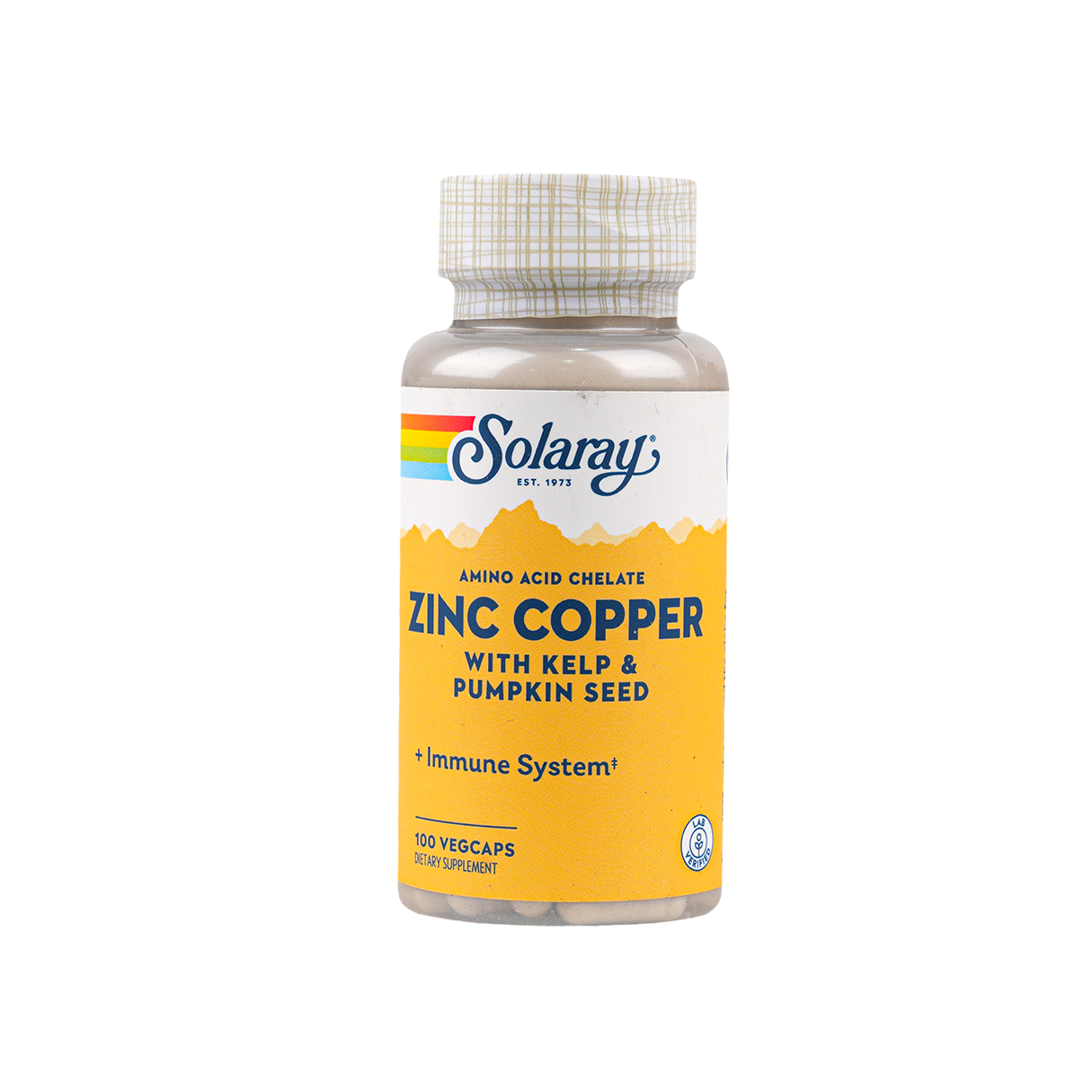 Solaray Zinc Copper 100vegcap