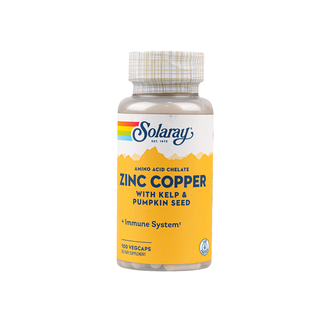 Solaray Zinc Copper 100vegcap