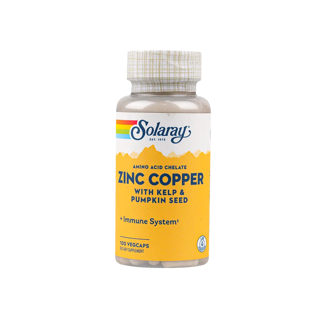 31990-Solaray Zinc Copper 100vegcap