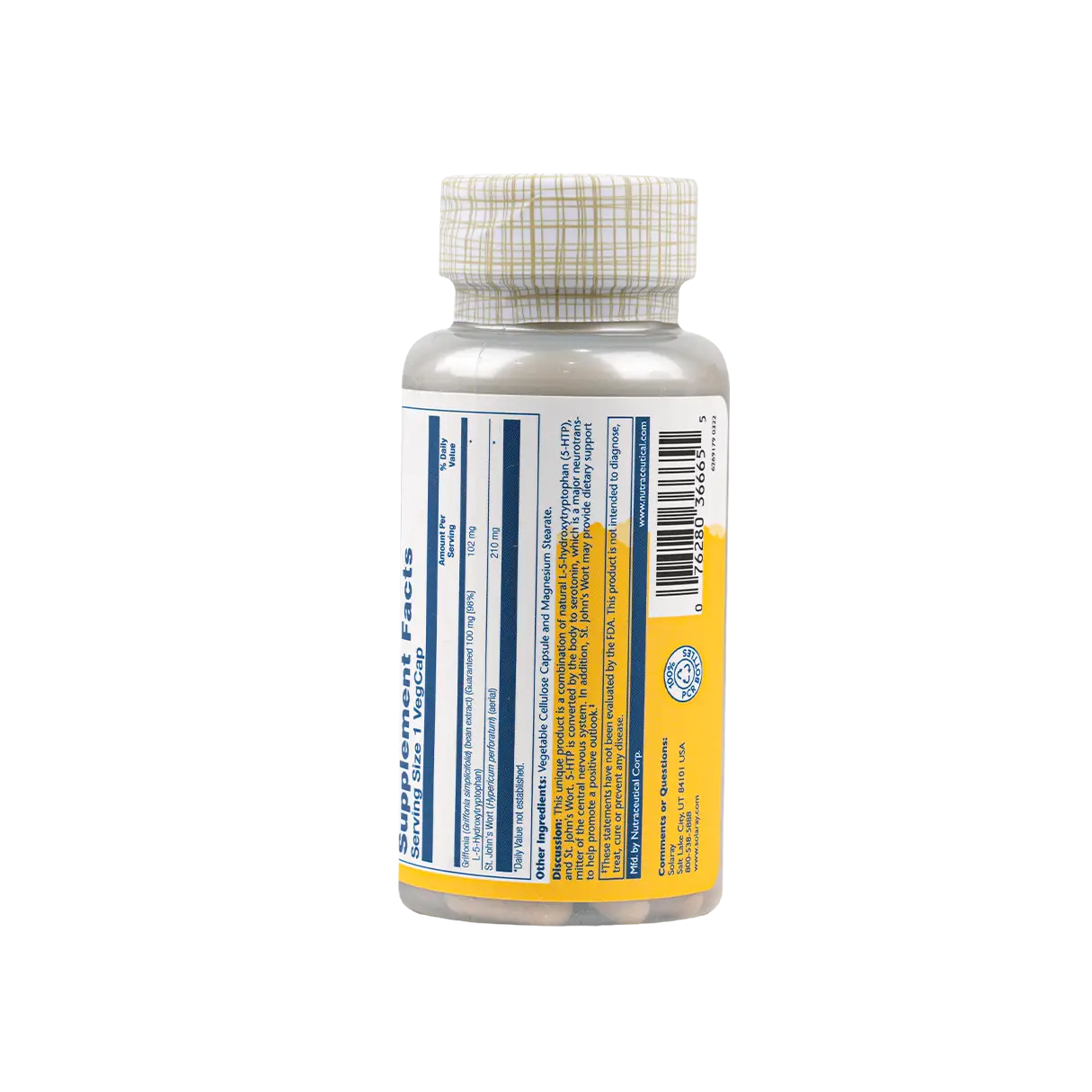 Solaray 5-Htp 100mg 30cap