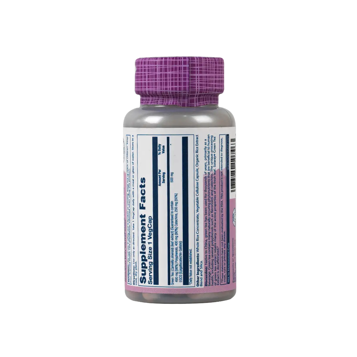 31993-Solaray Green Tea 500Mg 30 Vegcaps +1