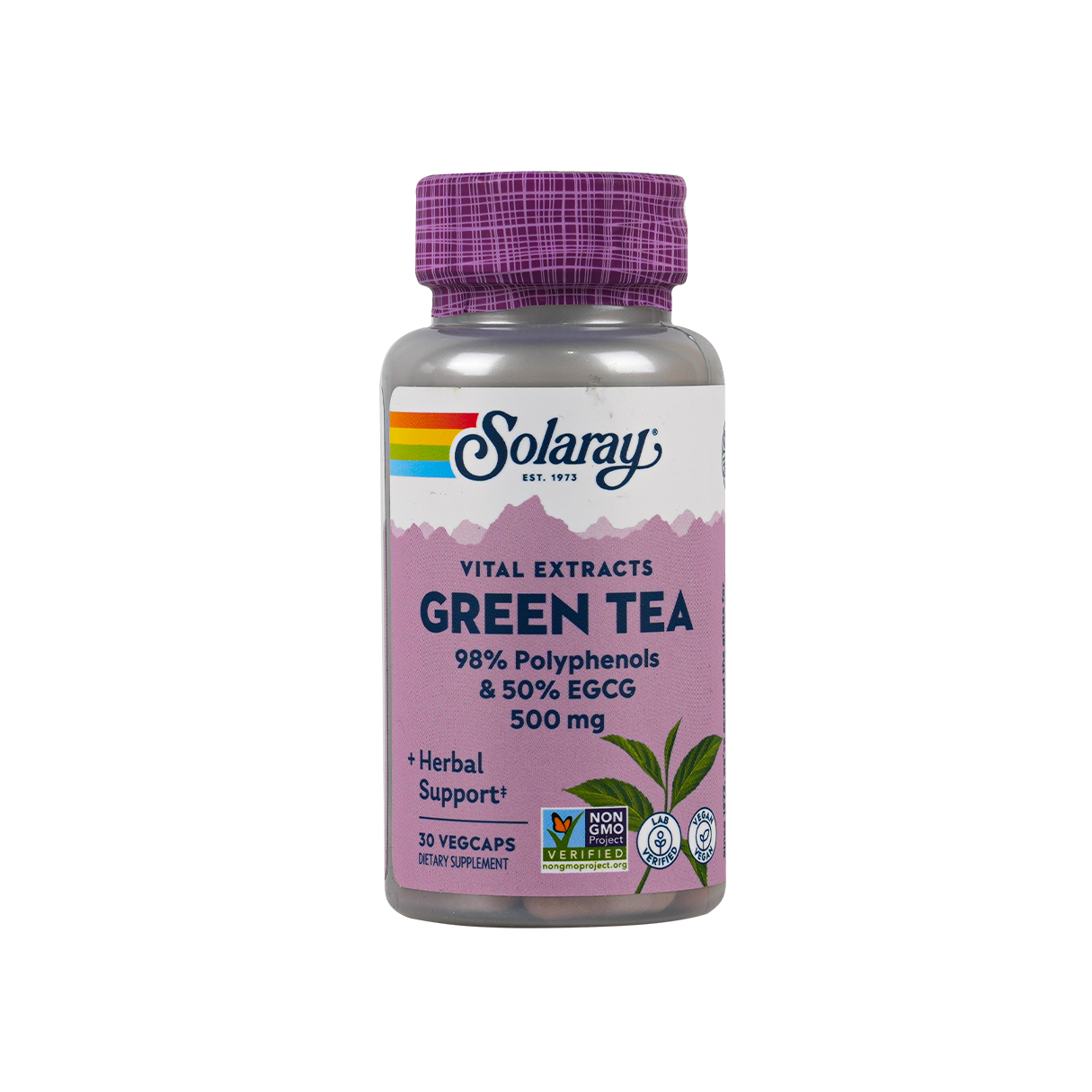 Solaray Green Tea 500Mg 30 Vegcaps