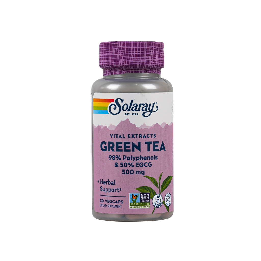 Solaray Green Tea 500Mg 30 Vegcaps