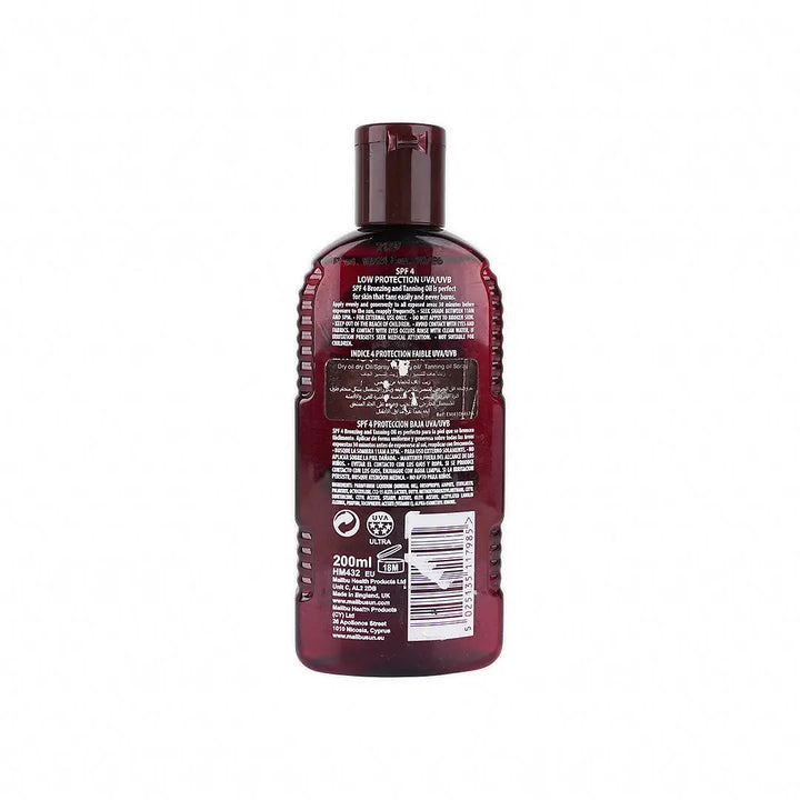 32015-Malibu Tanning Oil With Coconut SPF4 200Ml +1
