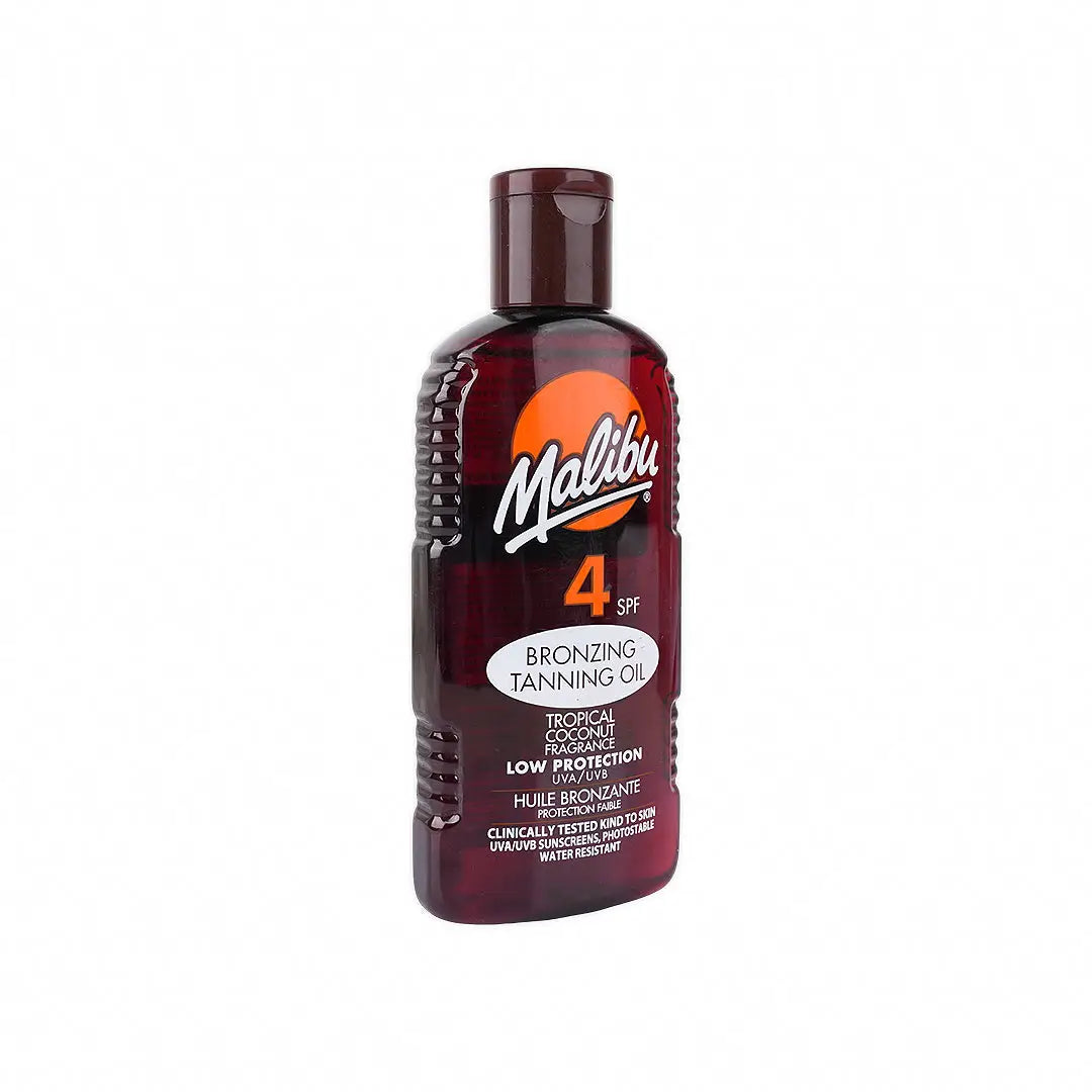 32015-Malibu Tanning Oil With Coconut SPF4 200Ml +2
