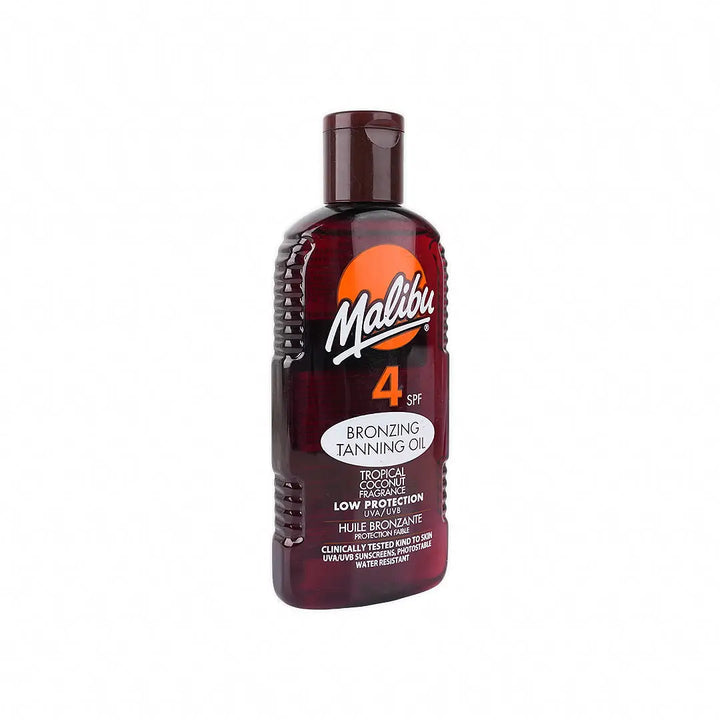32015-Malibu Tanning Oil With Coconut SPF4 200Ml +2