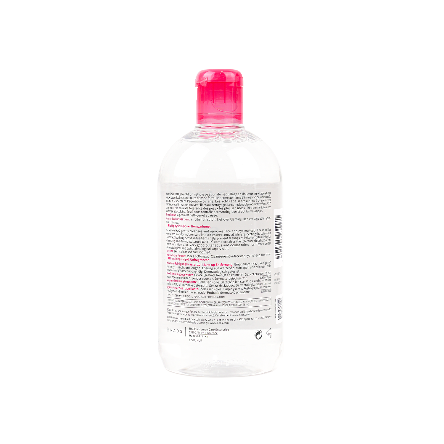 BIODERMA SENSIBIO H2O 500ML P03911