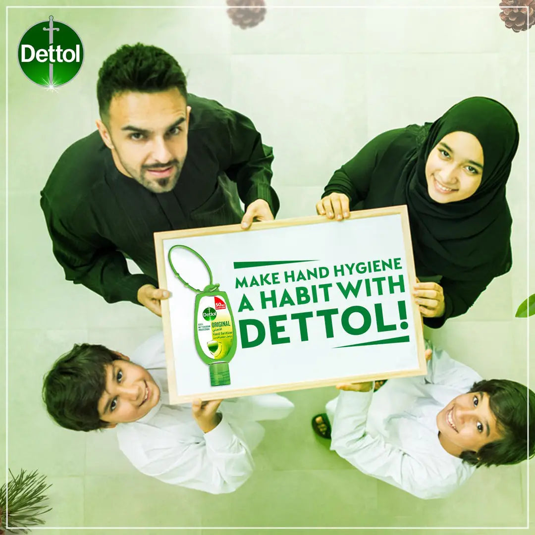 Dettol Hand Sanitizer-Original 50Ml +2