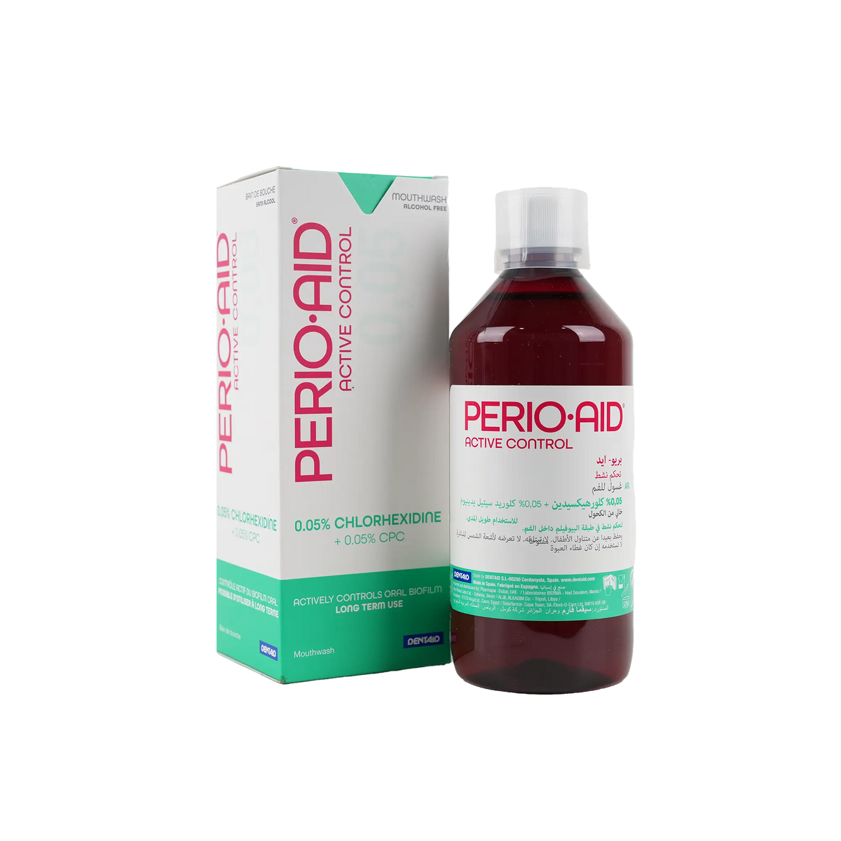 32030-Perio Aid Active Control 0.05% Mouthwash 500Ml