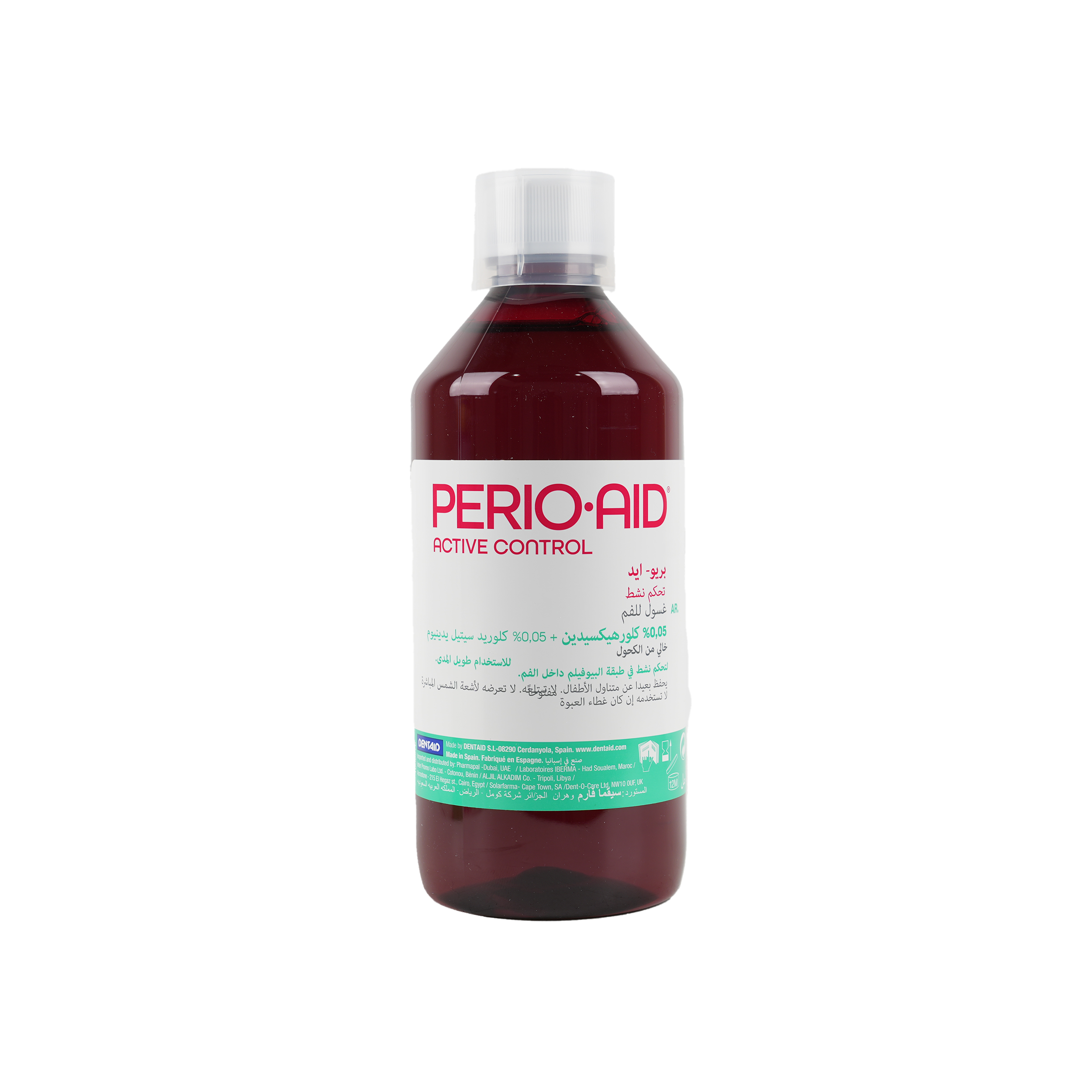 PERIO AID ACTIVE CONTROL 0.05% MOUTHWASH 500ML