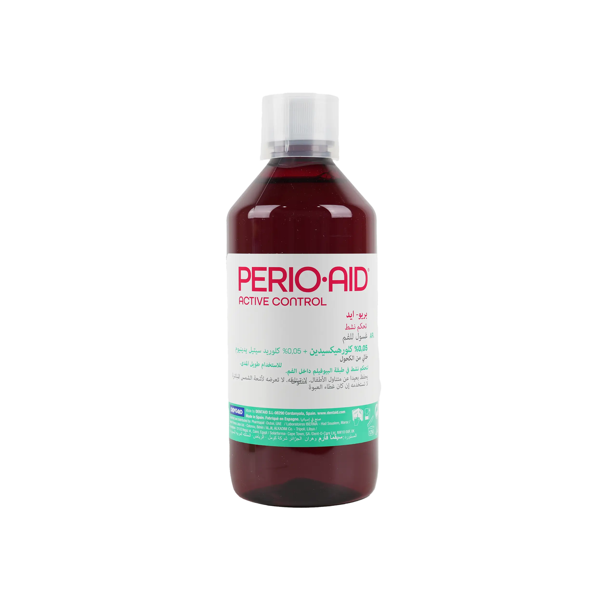 PERIO AID ACTIVE CONTROL 0.05% MOUTHWASH 500ML