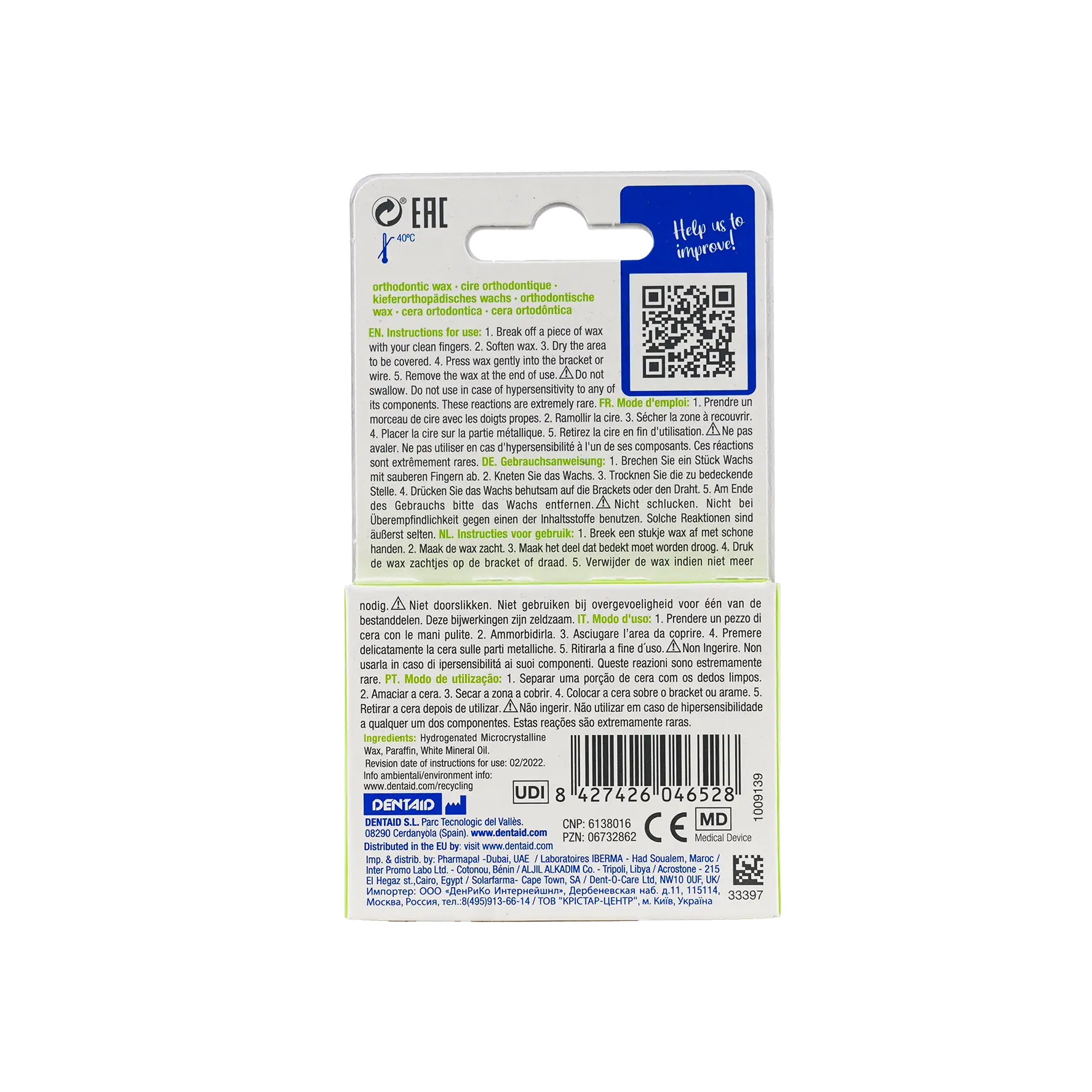 VITIS ORTHODONTIC  WAX 1+1
