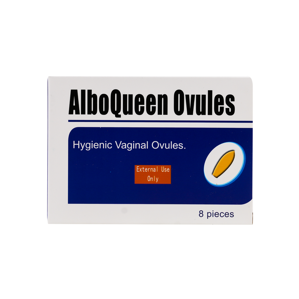 ALBOQUEEN HYGIENIC VAGINAL OVULES 8PCS