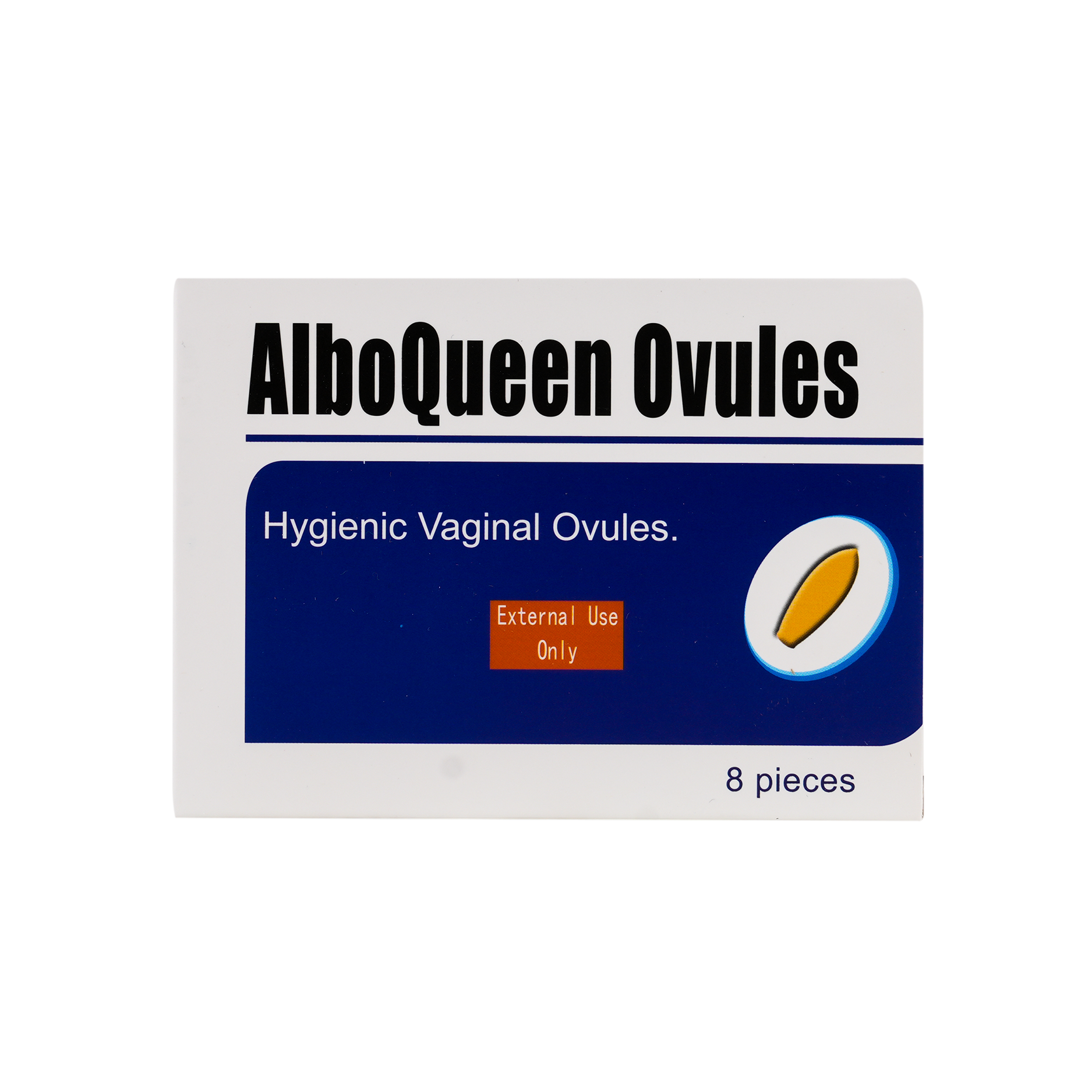 ALBOQUEEN HYGIENIC VAGINAL OVULES 8PCS