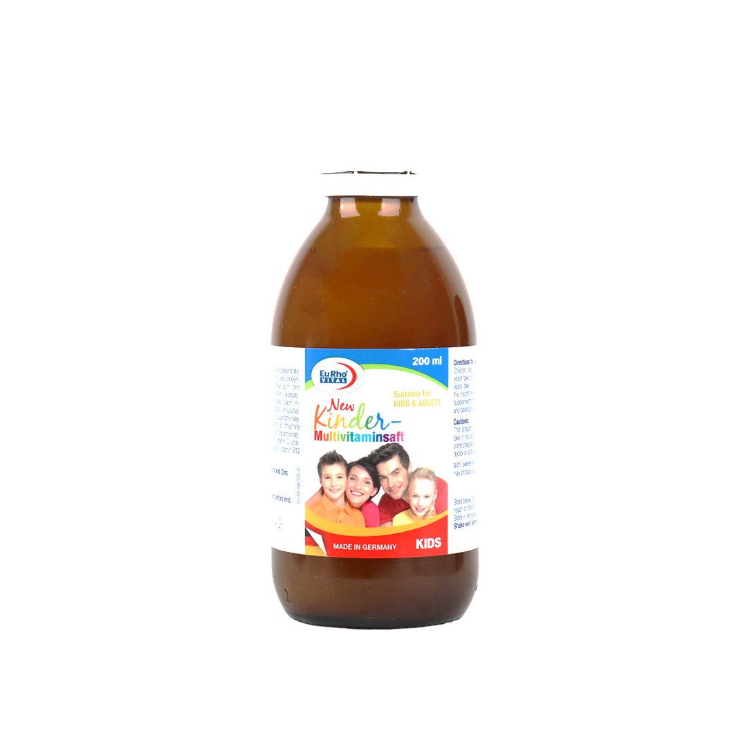 EURO VITAL NEW KINDER MULTI-VITAMIN SYRUP 200ML