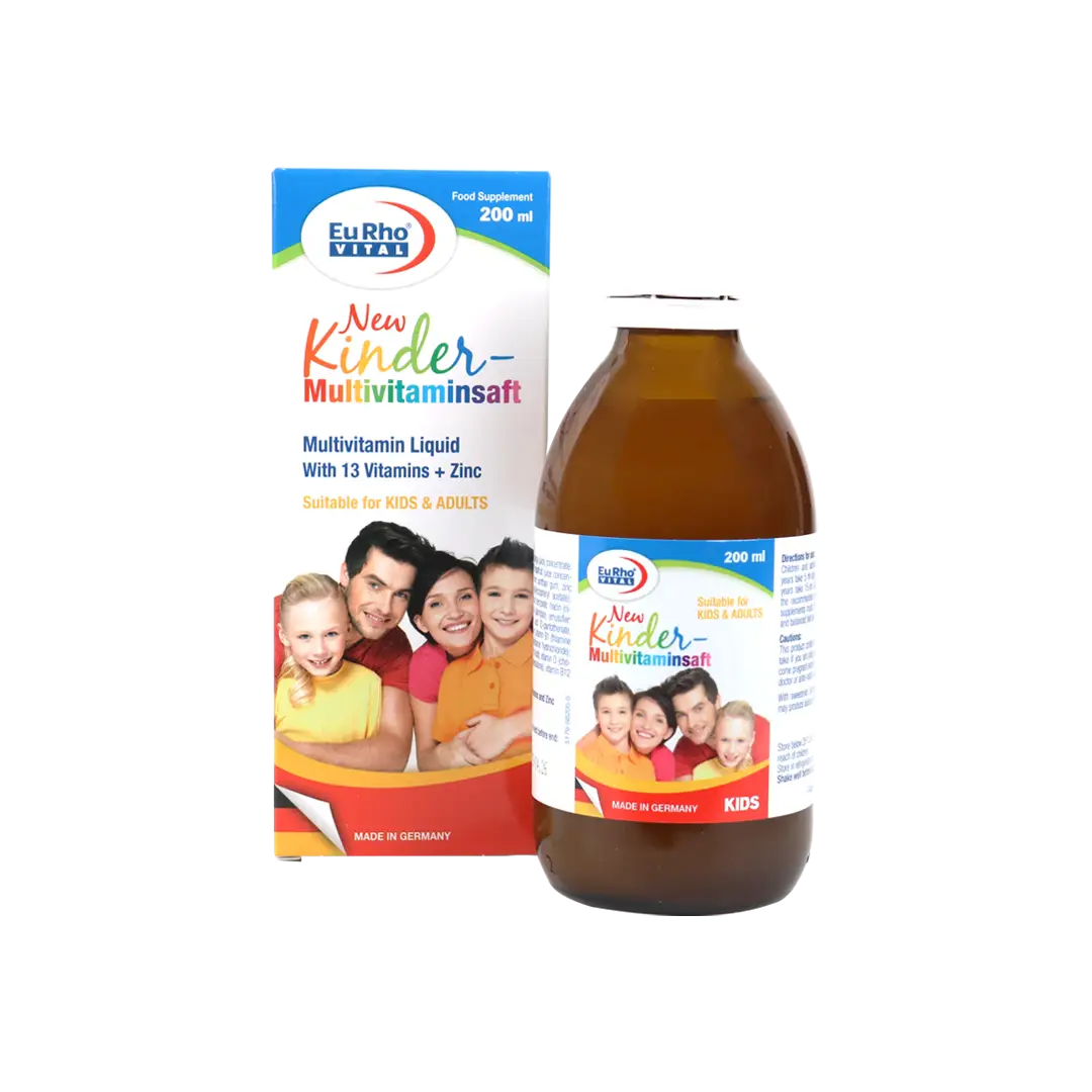 EURO VITAL NEW KINDER MULTI-VITAMIN SYRUP 200ML