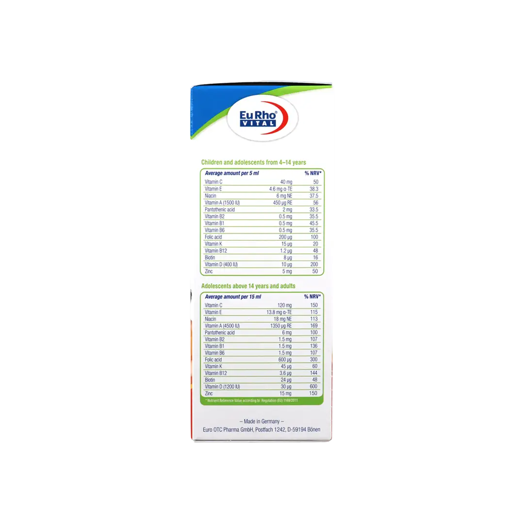 32118-EuRho Vital New Kinder Multi-Vitamin Syrup 200ml +2