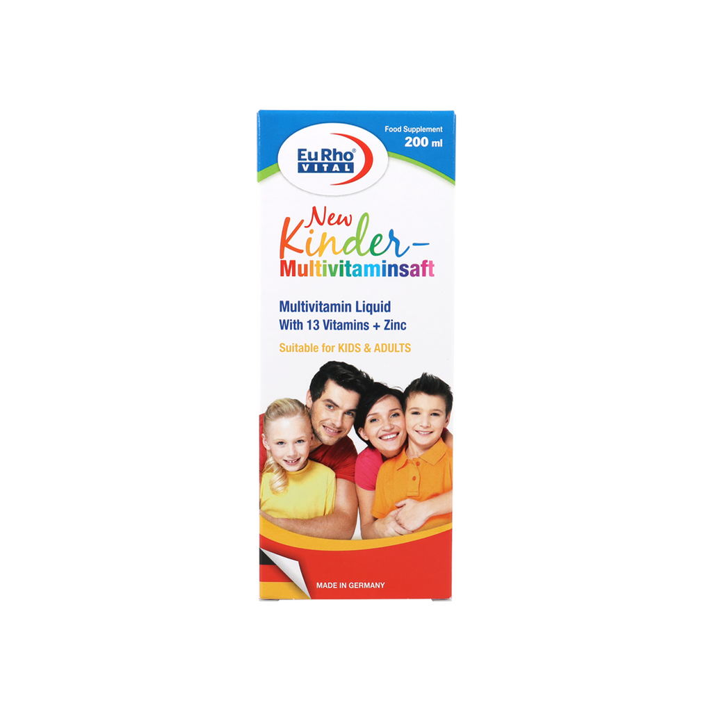 EURO VITAL NEW KINDER MULTI-VITAMIN SYRUP 200ML