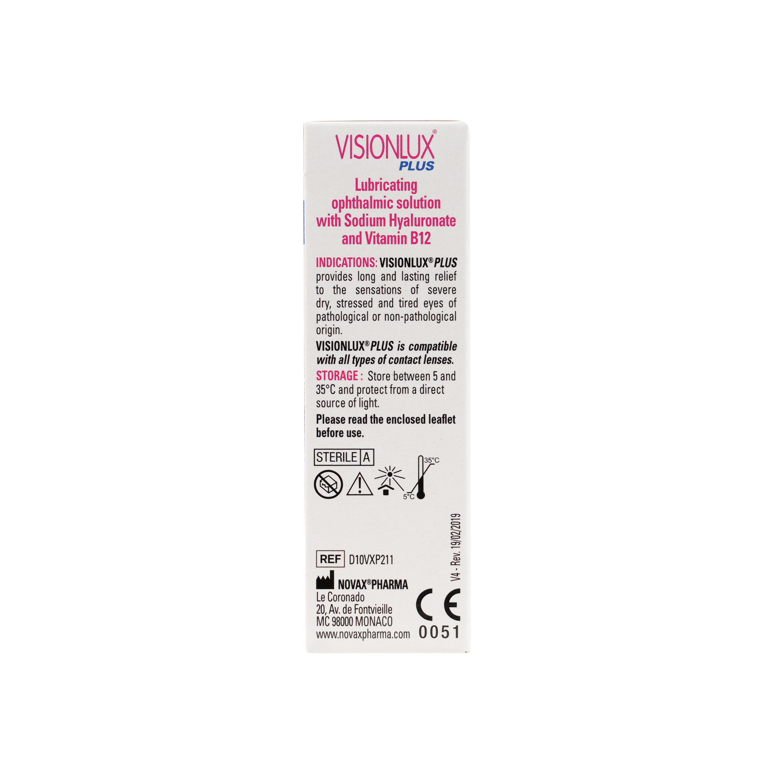 VISIONLUX PLUS EYE DROP 10ML