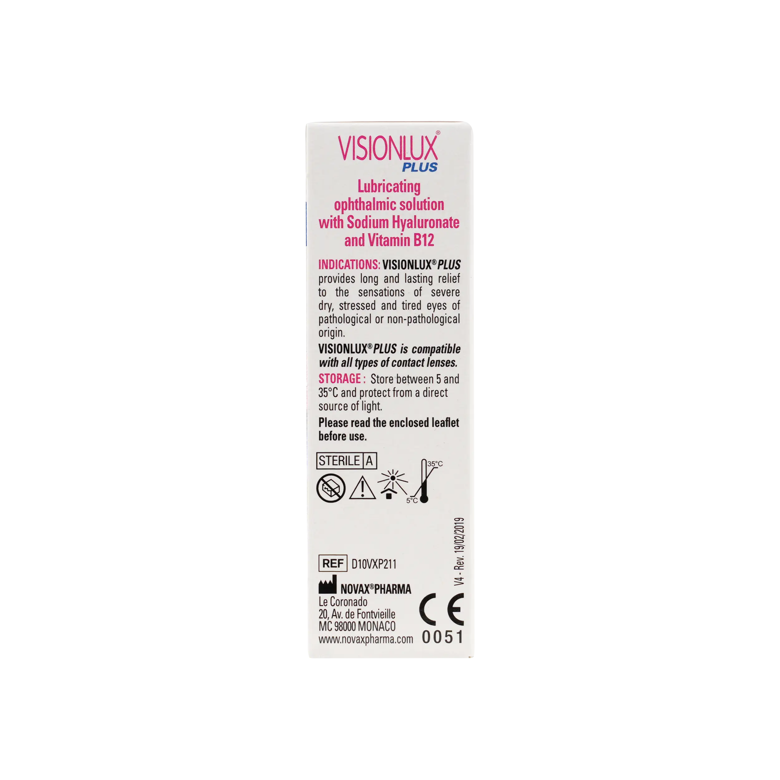 VISIONLUX PLUS EYE DROP 10ML