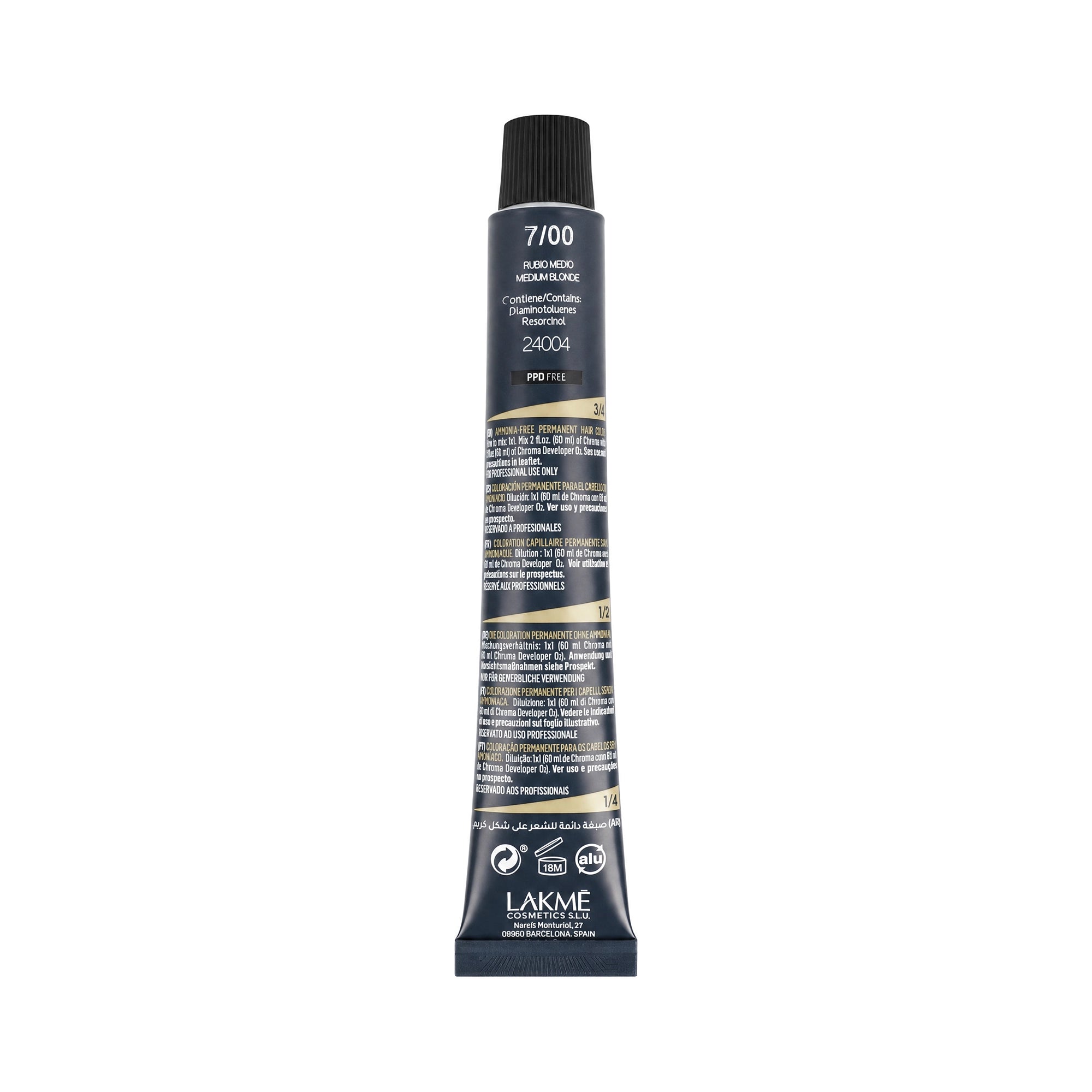 32170-Lakme Chroma 7/00 Medium Blonde 60ml +4