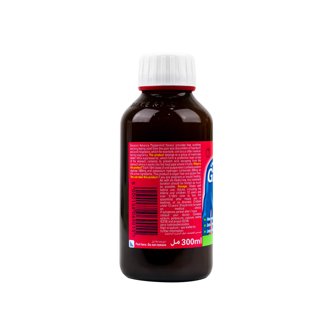 32172-Gaviscon Advance Suspension 300Ml-Peppermint +1