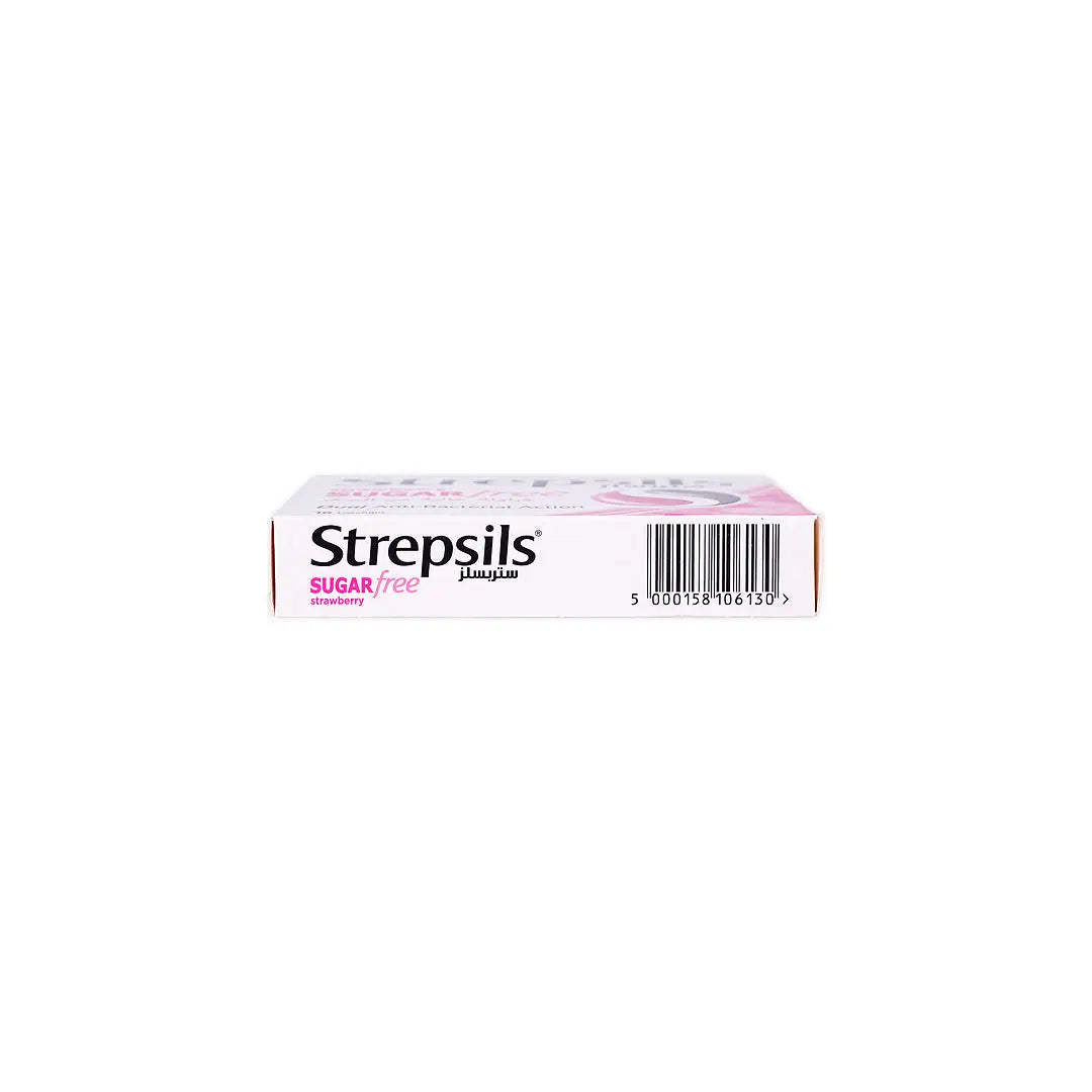 32173-Strepsils Junior Sugar Free 16loz - Strawberry +1