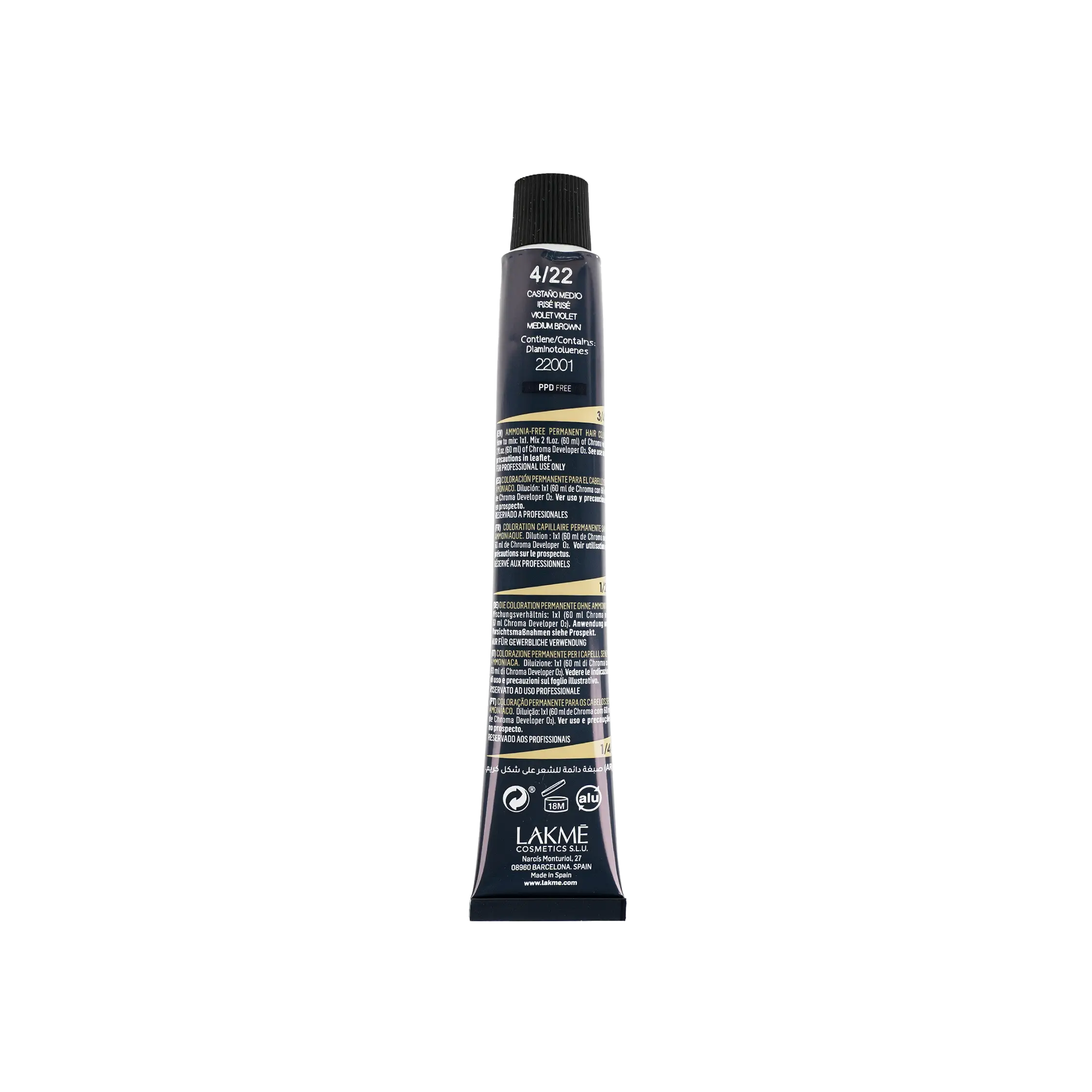 Lakme Chroma 10/17 Blue Ash Platinum Blonde 60ml