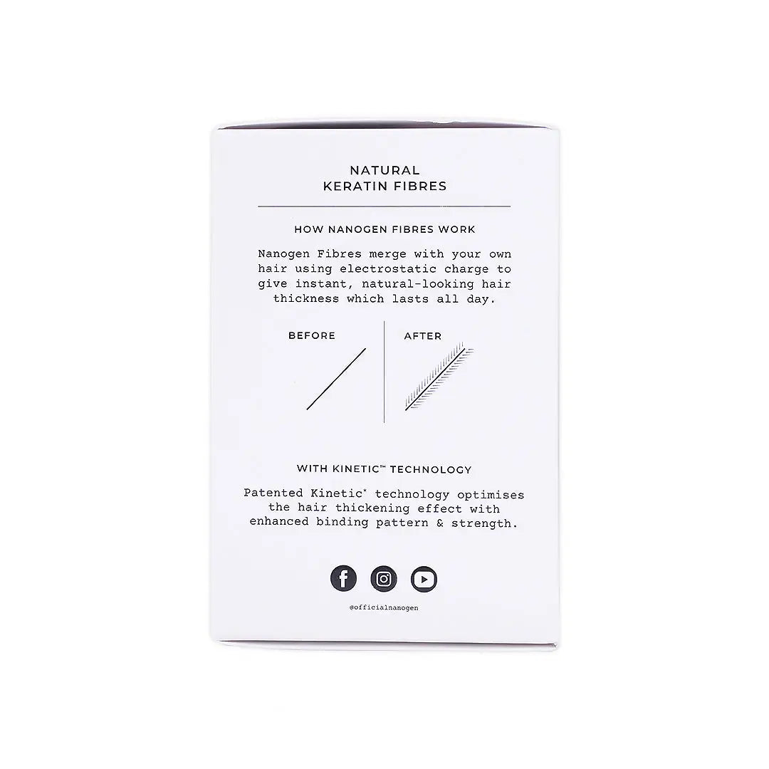 Nanogen Thickening Hair Fibres 15G-Black