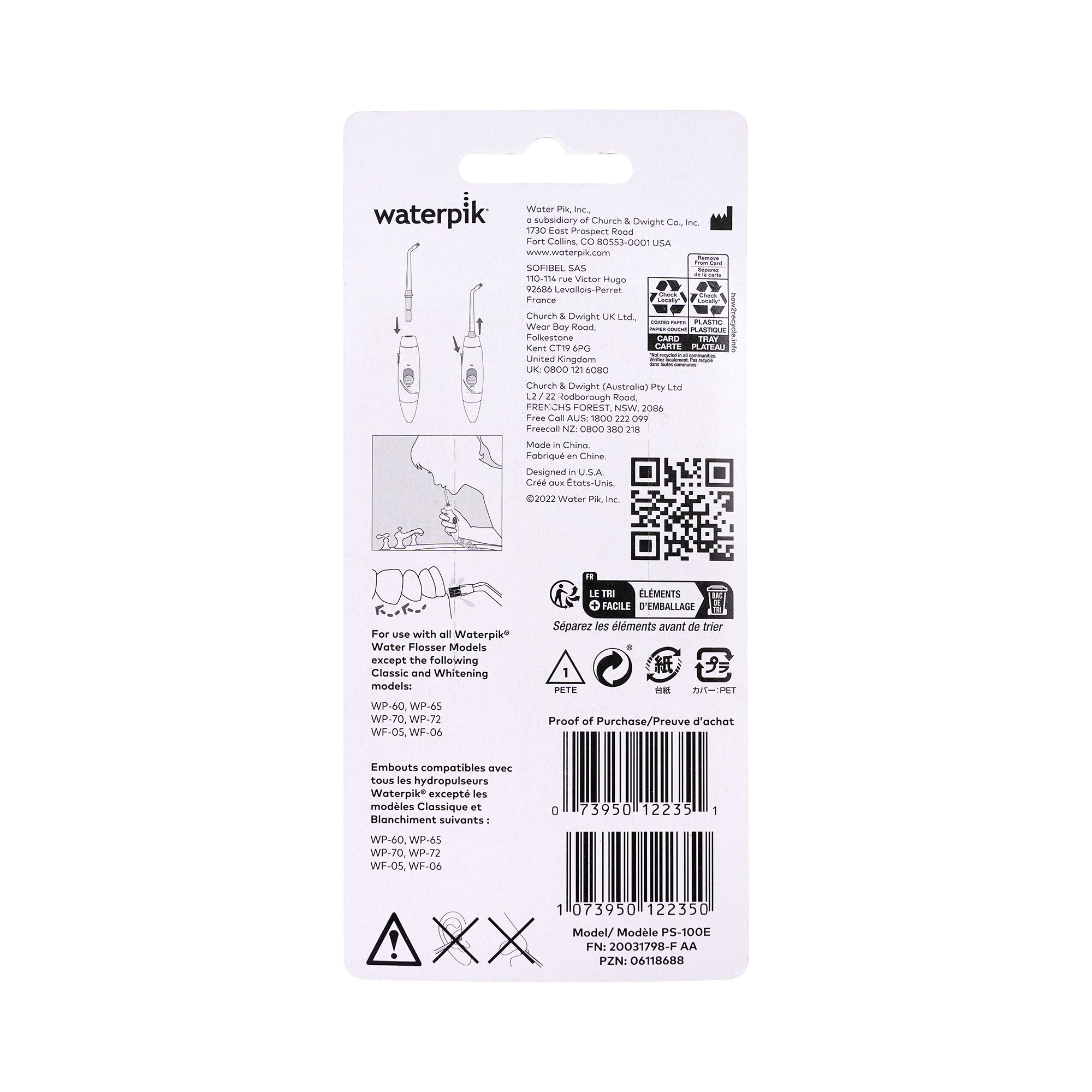 32247-Waterpik Plaque Seeker Tips Ps-100E +2