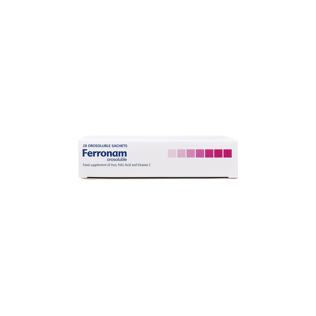 FERRONAM OROSOLUBLE 28 SACHETS