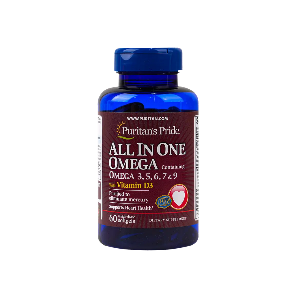 Puritans Pride All In One Omega 60Cap