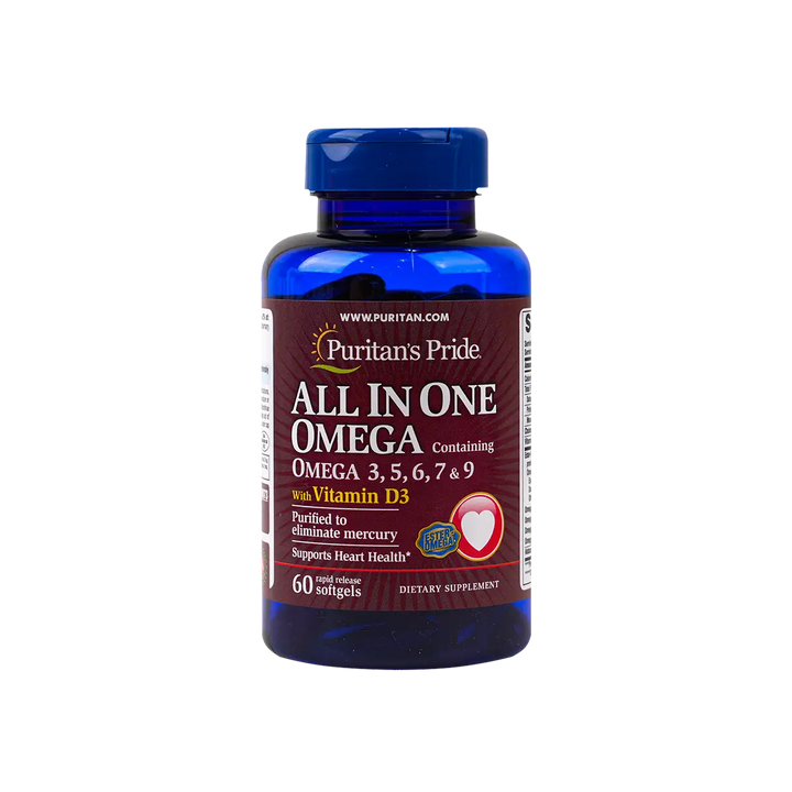 32319-Puritans Pride All In One Omega 60Cap