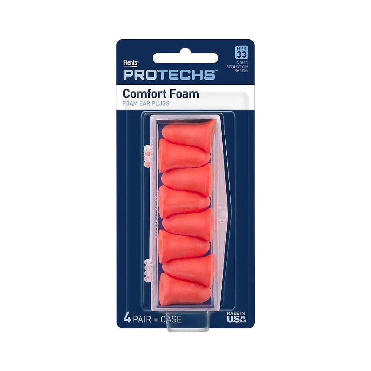1-Flents Protechs Comfort Foam Ear Plugs 4 Pair-K30