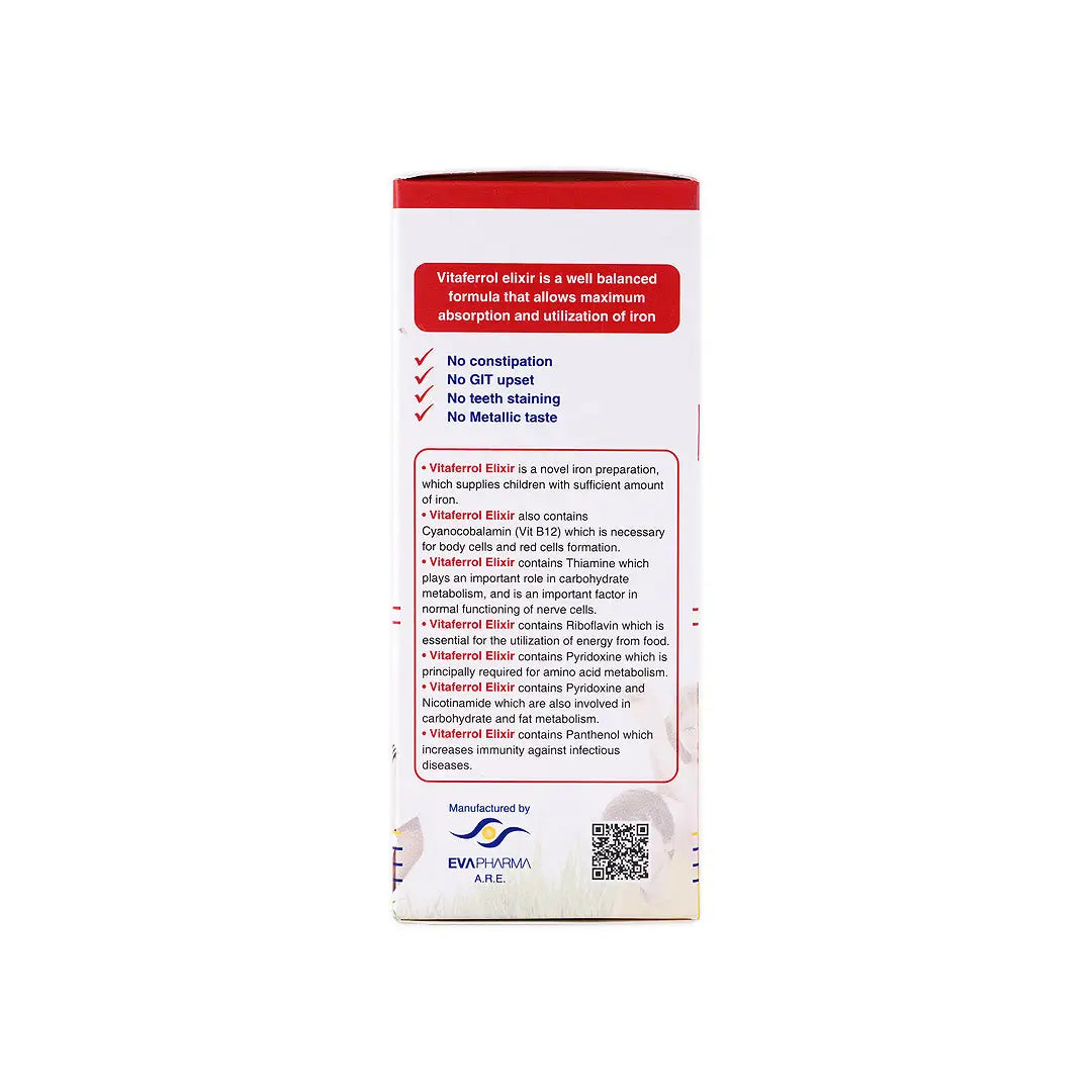 VITAFERROL ELIXER SYRUP 120ML
