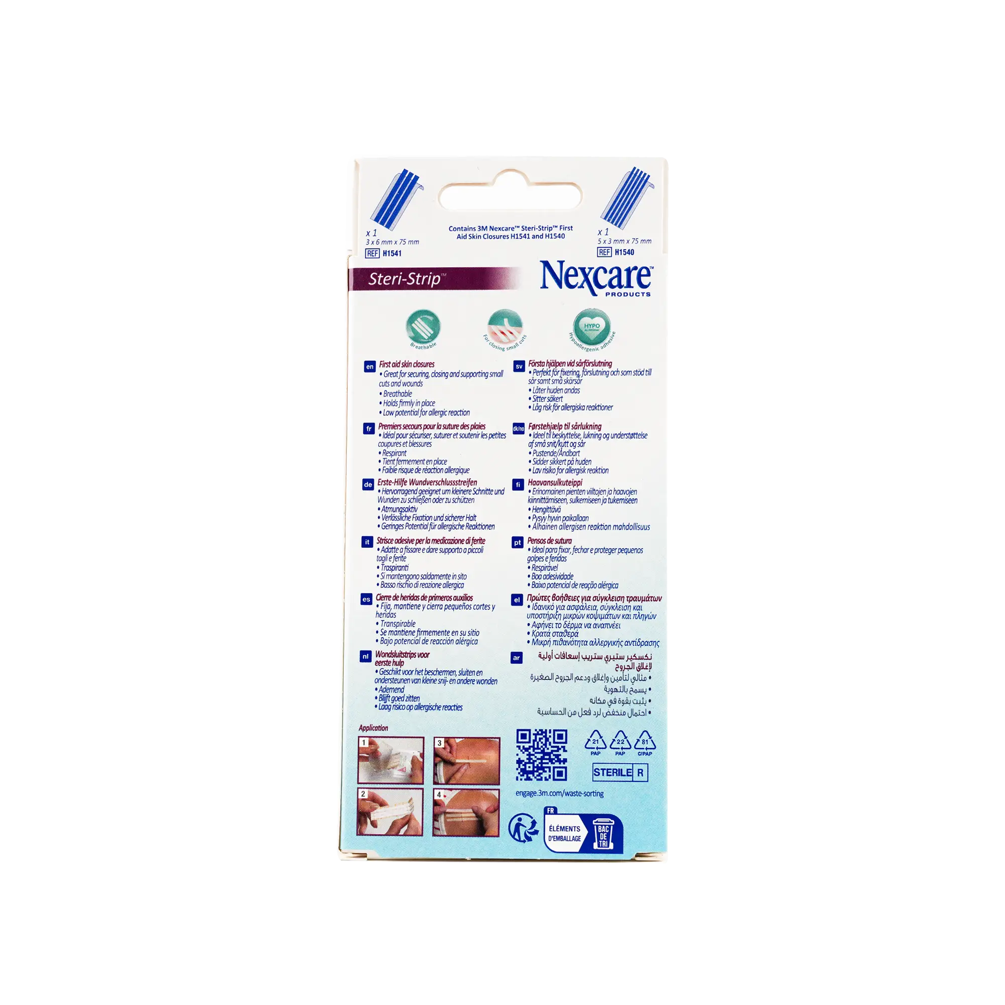 Nexcare Steri-Strip Assorted 8pcs-R150C