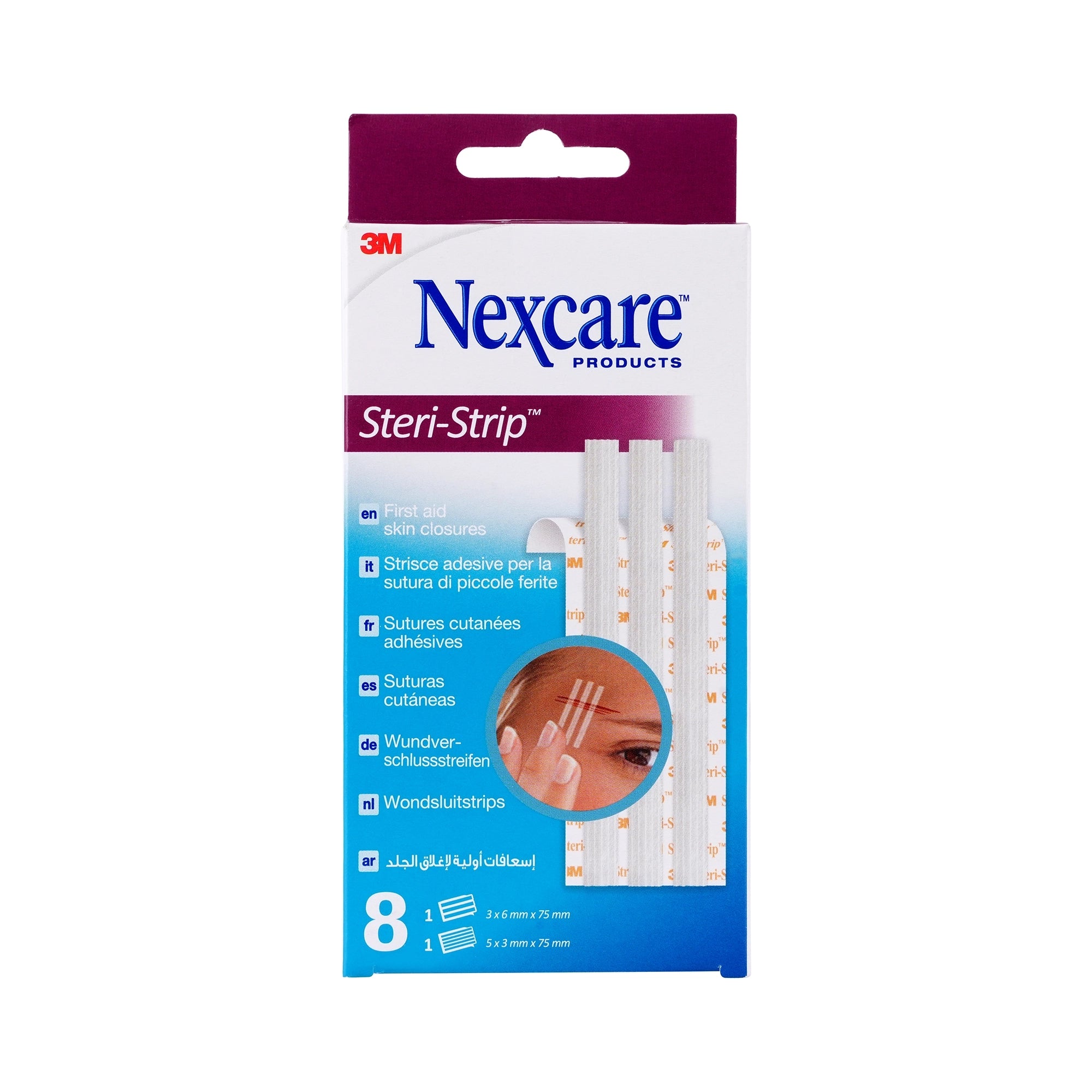 32341-Nexcare Steri-Strip Assorted 8pcs-R150C 