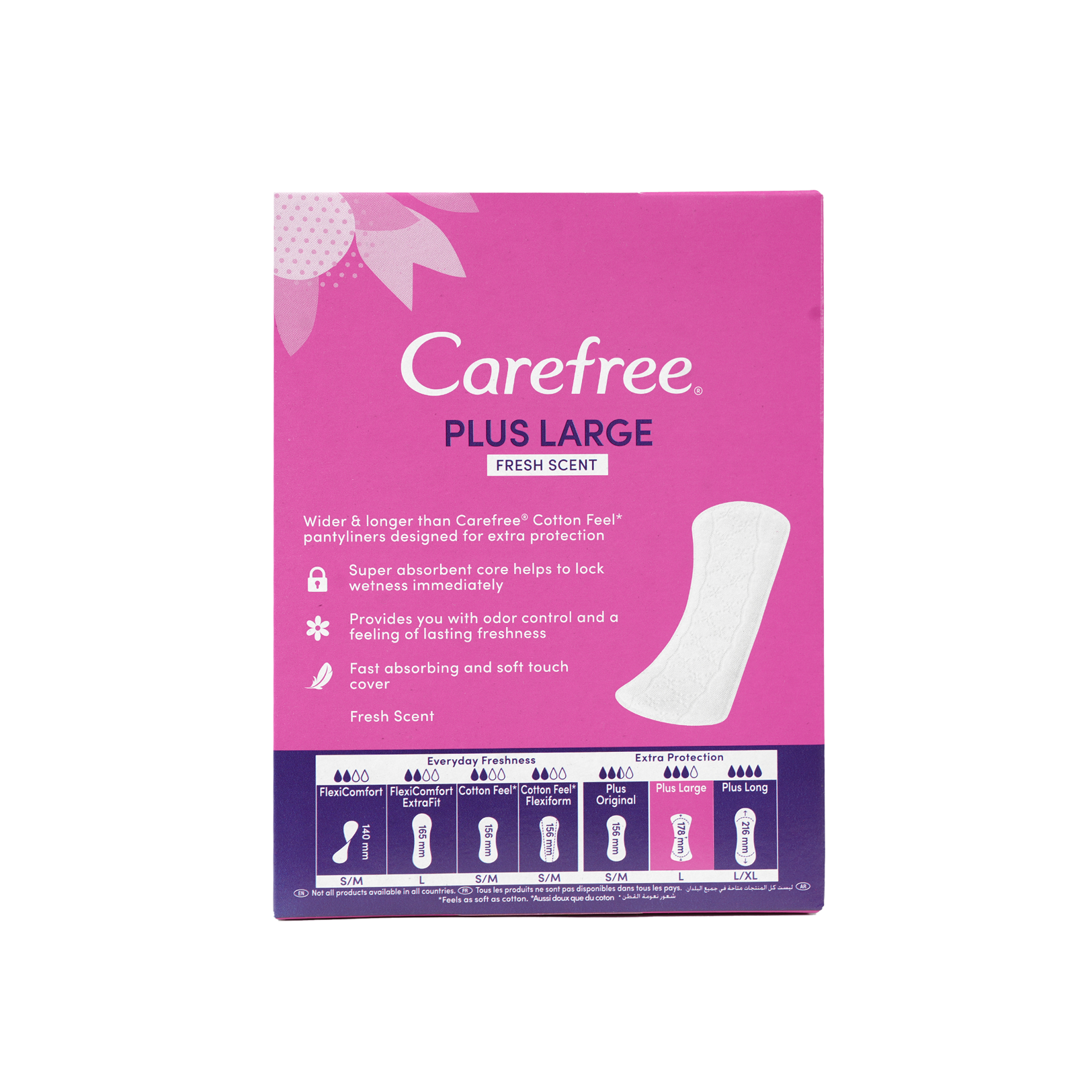 Carefree Plus Large 48Pcs-Fresh Scent