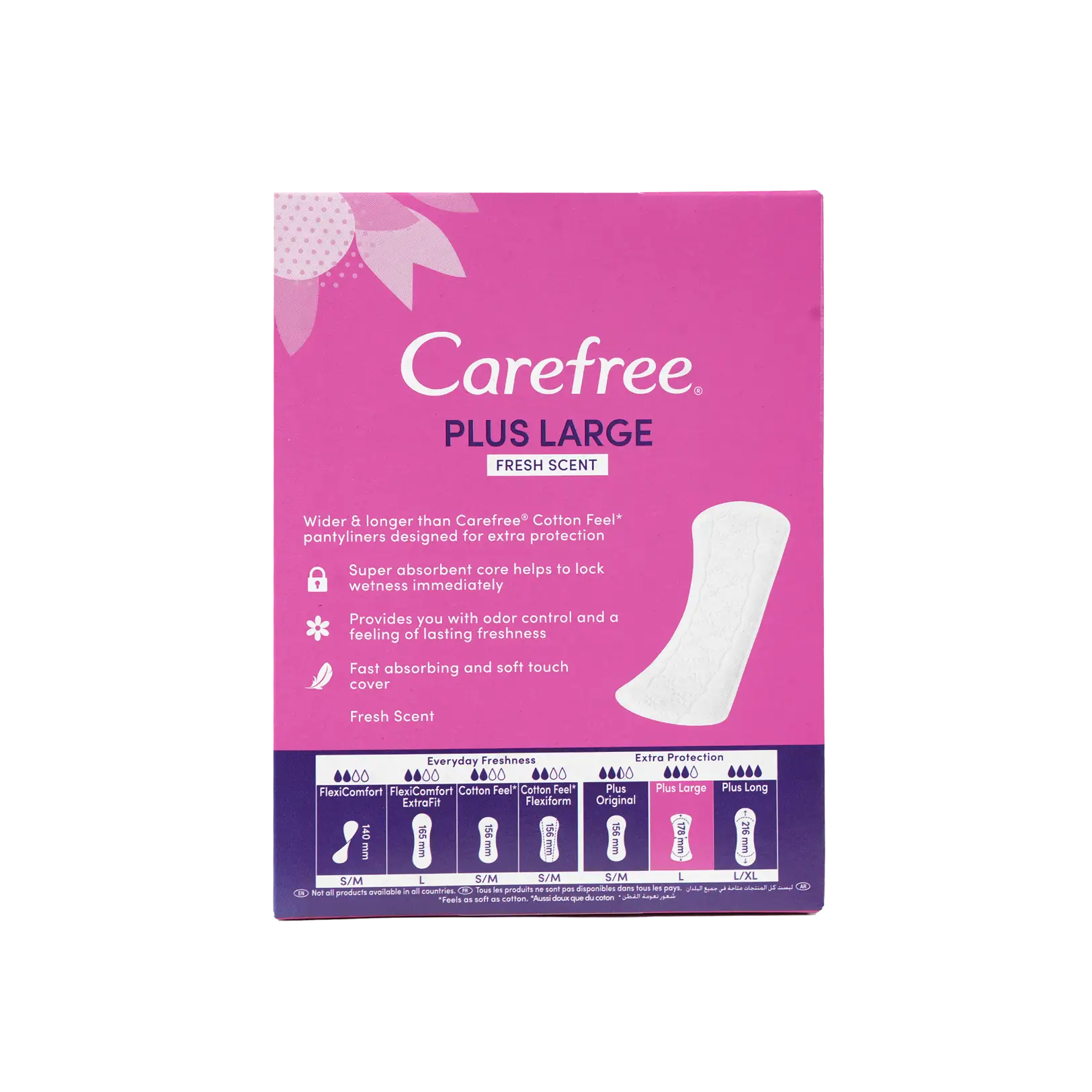 Carefree Plus Large 48Pcs-Fresh Scent