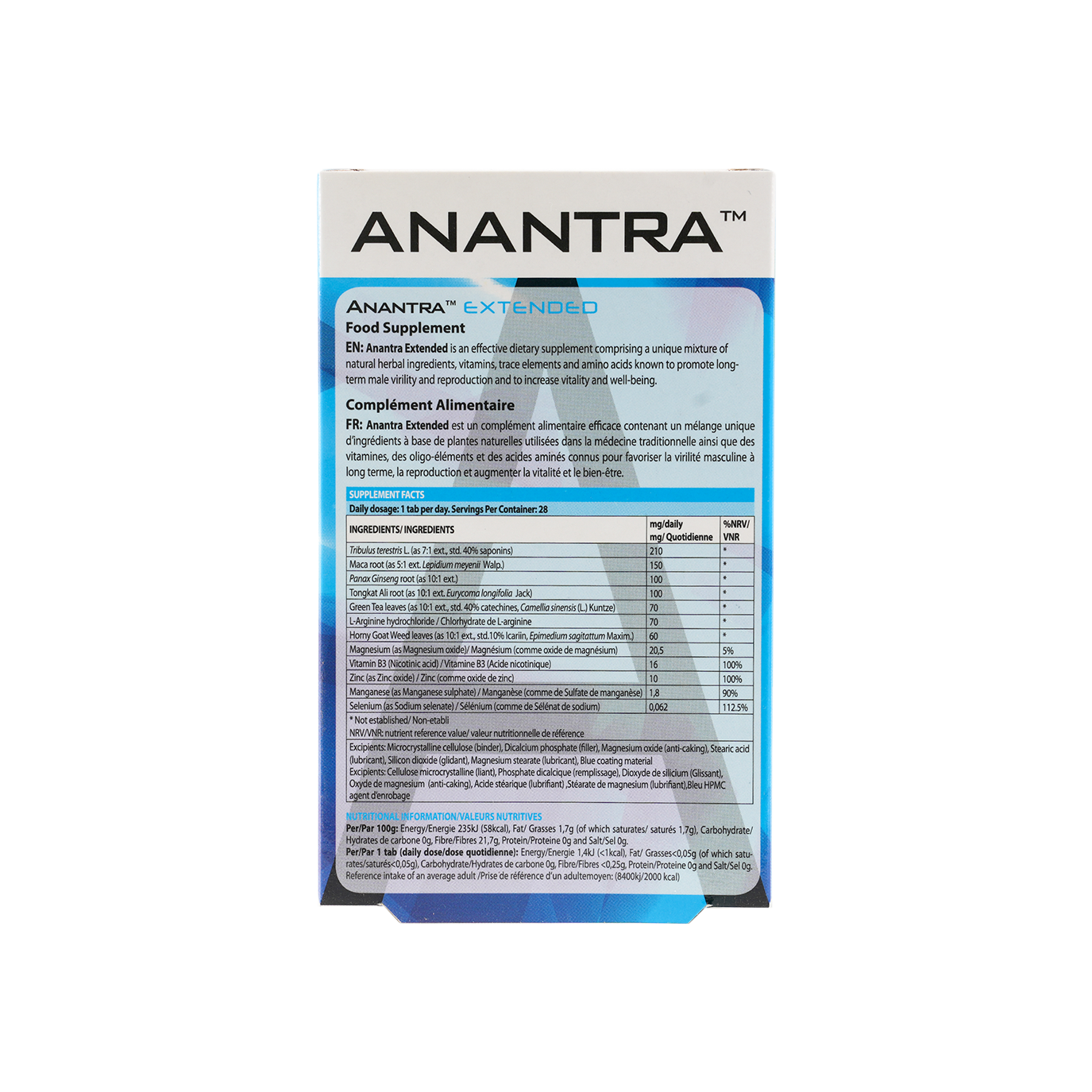 Anantra Extended 28 Tablets