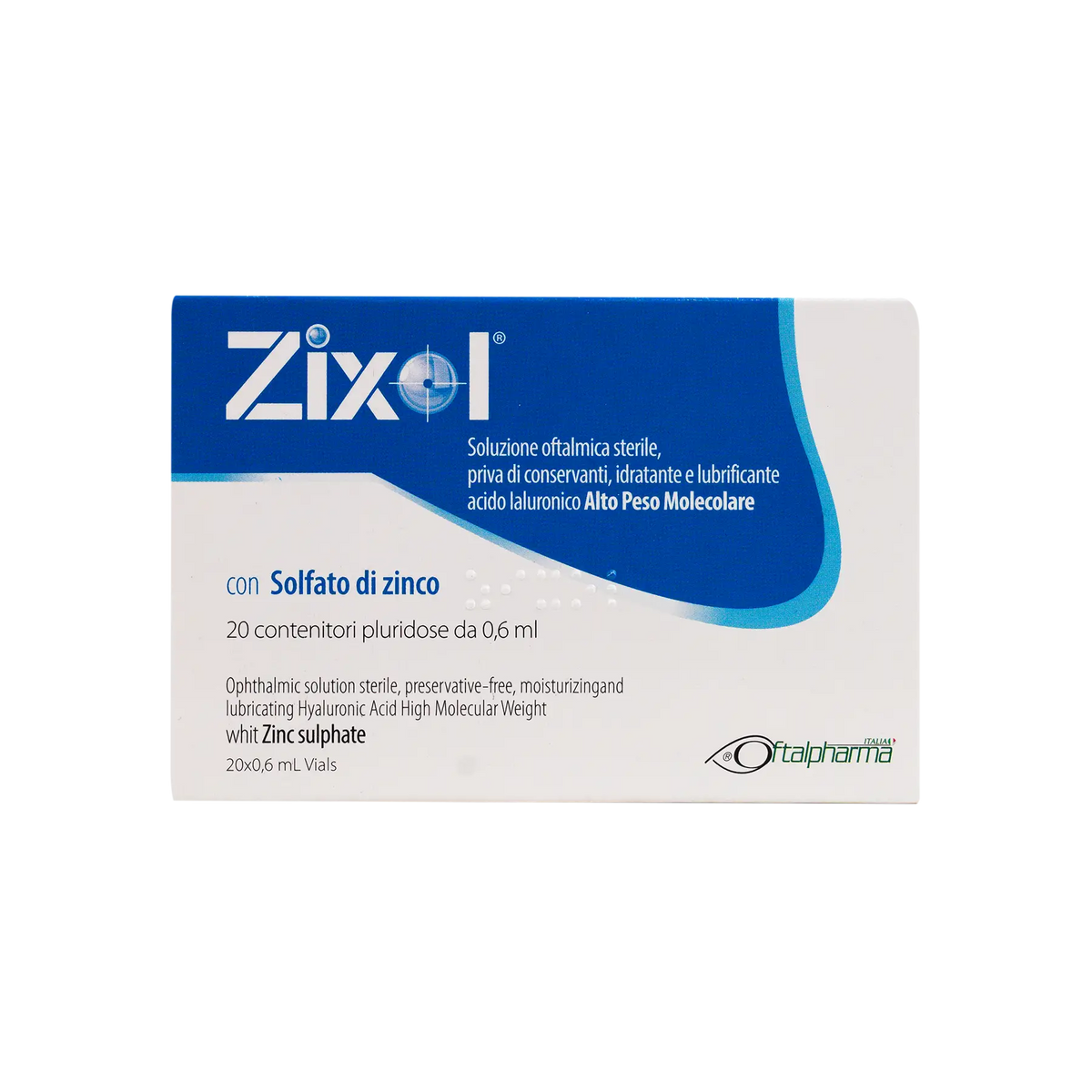 32408-Zixol Eye Drops 20 Vials
