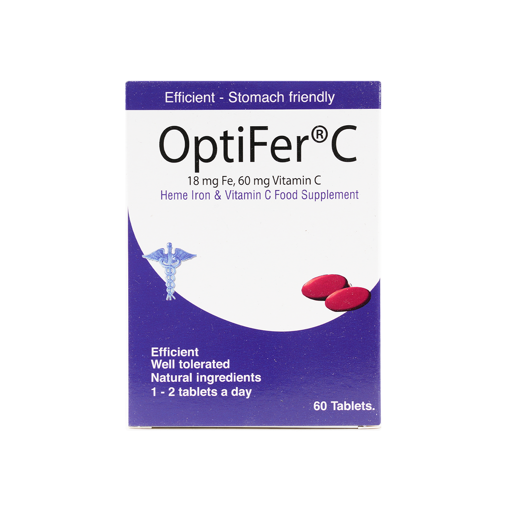 OPTIFER C 18MG IRON + 80MG VIT-C 60 TAB