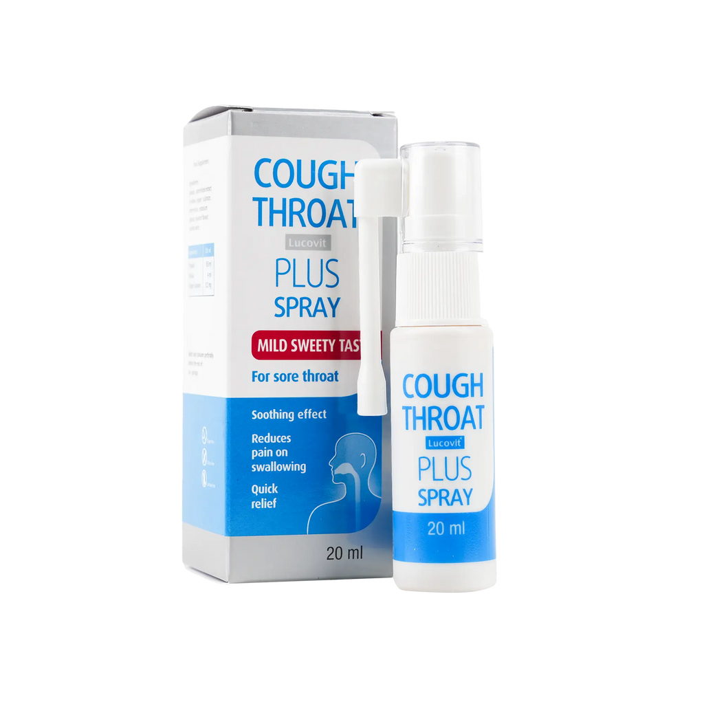 Lucovit Cough Throat Plus Spray 20Ml