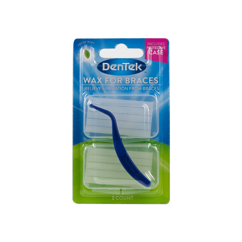 Dentek Wax For Braces-Twin Pack