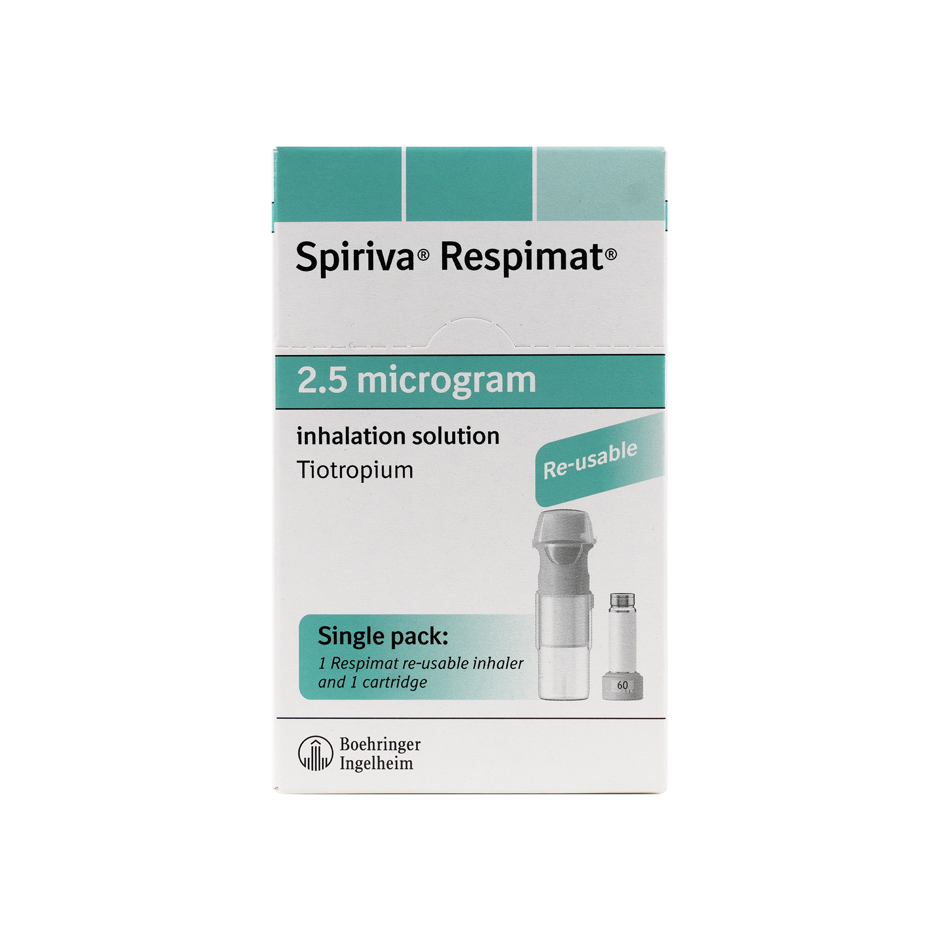 SPIRIVA RESPIMAT 2.5 MCG 60 PUFFS