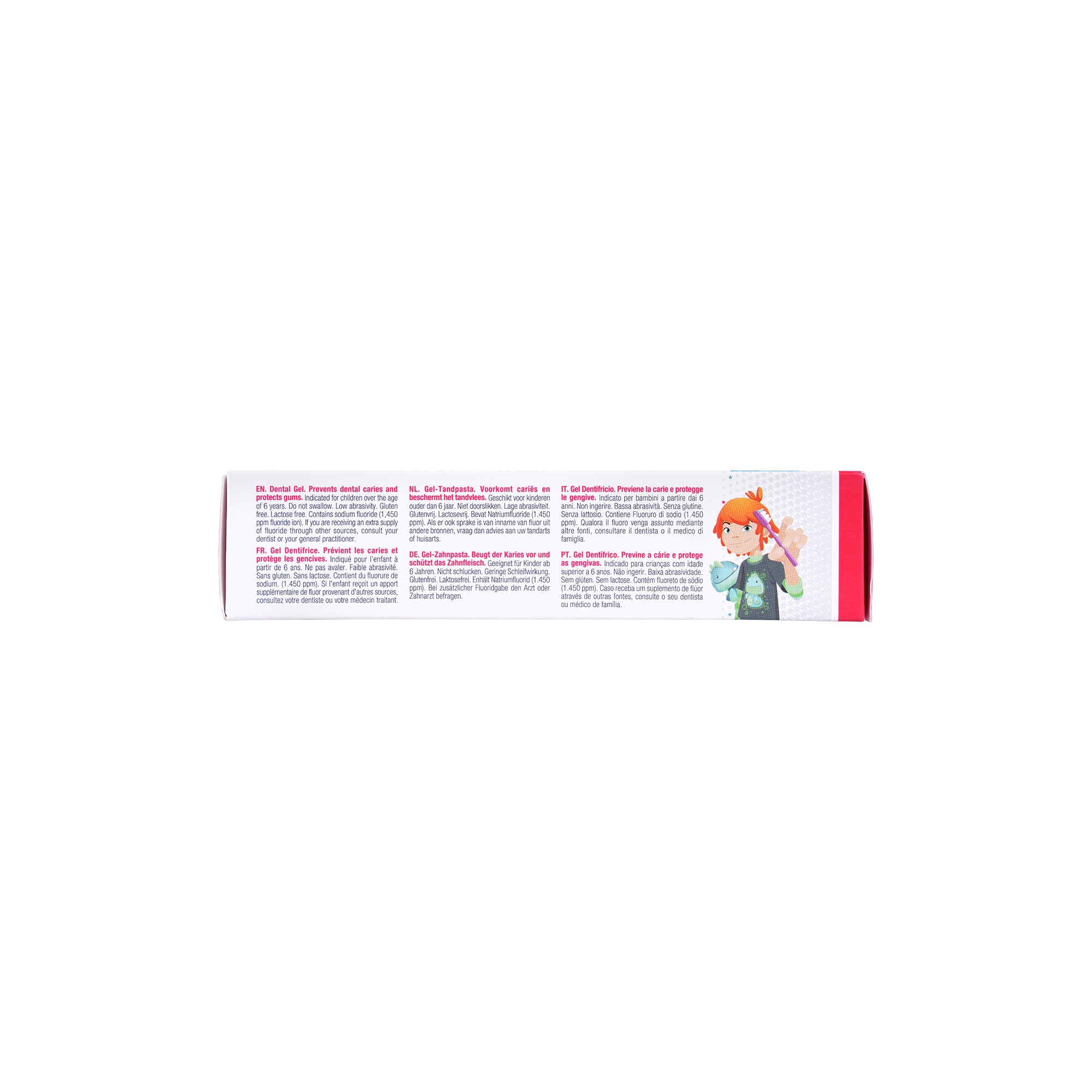 32470-Vitis Junior Dental Gel -Tutti Frutti 75ml +6