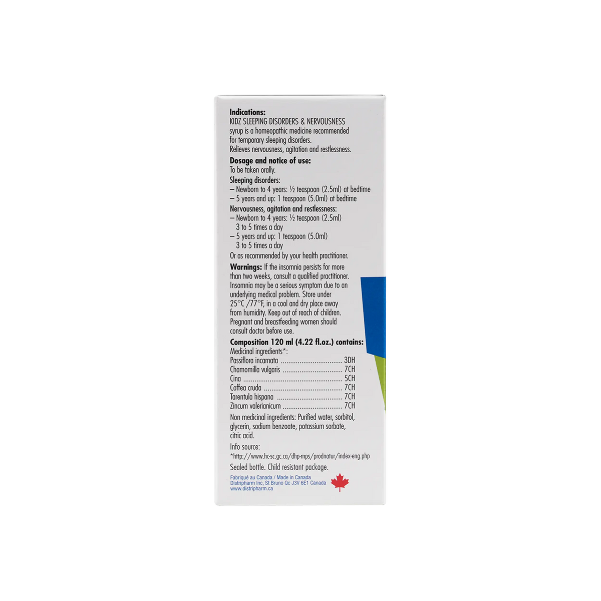 32478-KIDZ Sleeping Disorders 120Ml +1